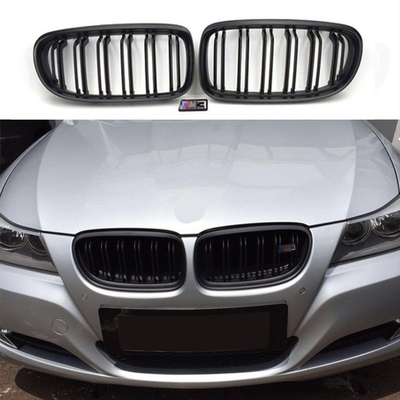 BMW 3 SERISI E90 2008-2011 M3 BOBREK (CIFT CIZGI PANJUR) PIANO BLACK - Görsel 2